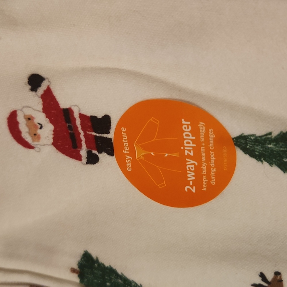 Carter's, Baby Christmas Holiday, Festive Baby Sleepwear Onesies Set 3 months - Picture 3 of 9